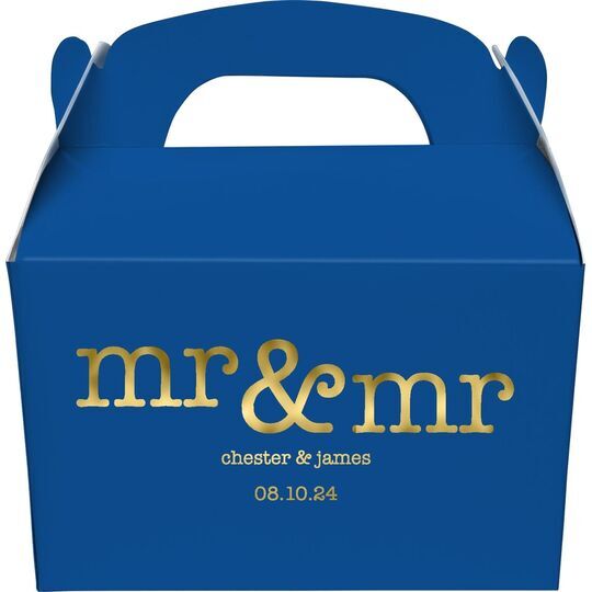 Happy Mr & Mr Gable Favor Boxes